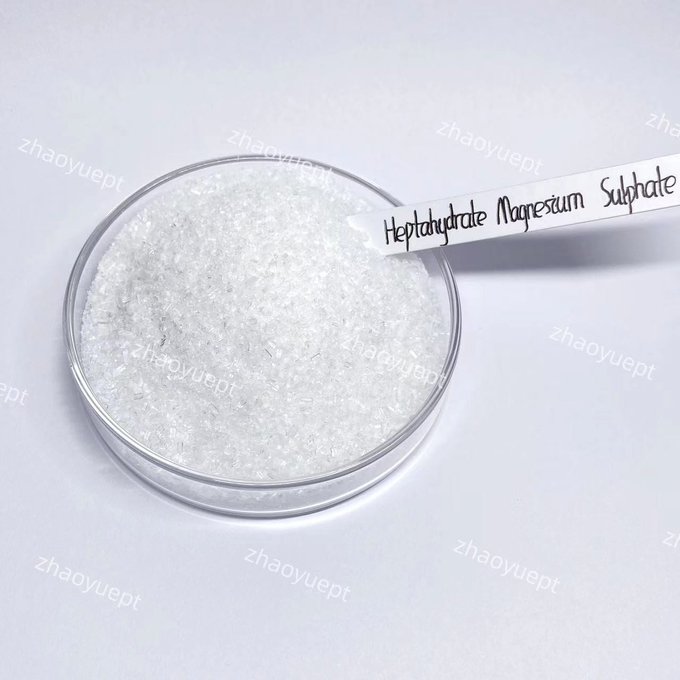 CAS 10034-99-8 Heptahidrato Sulfato de magnesio 99% MgSO4 · 7H2O industrial 0