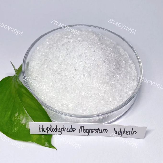 Sulfato de magnesio inorgánico heptahidrato 99% Min Materia prima química 0